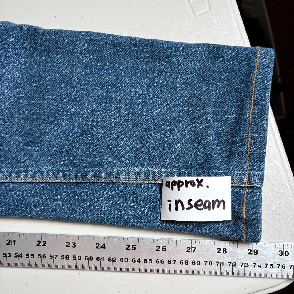 Nudie Lean Dean Slim Tapered Blue Ritual Jeans - Men's Size 30*34(Fit 30*29) - Picture 7 of 11